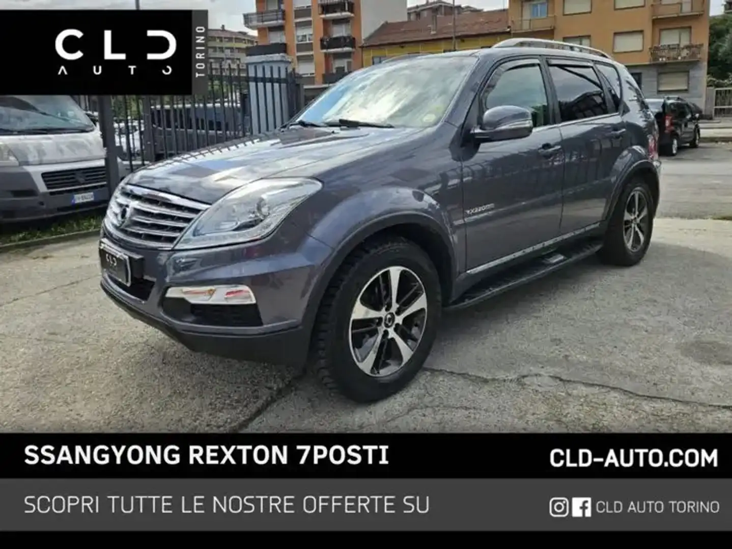 SsangYong Rexton 2.2 d Top pelle 4wd 7pti auto Grau - 1