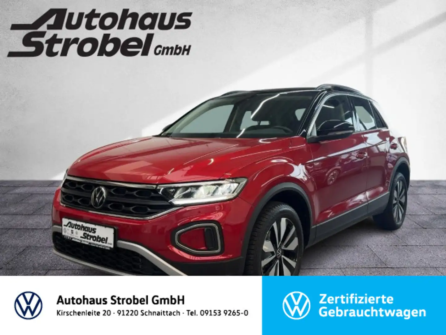 Volkswagen T-Roc 1.5 TSI DSG Life "MOVE" ab 3,99% AHK ACC L Rot - 1