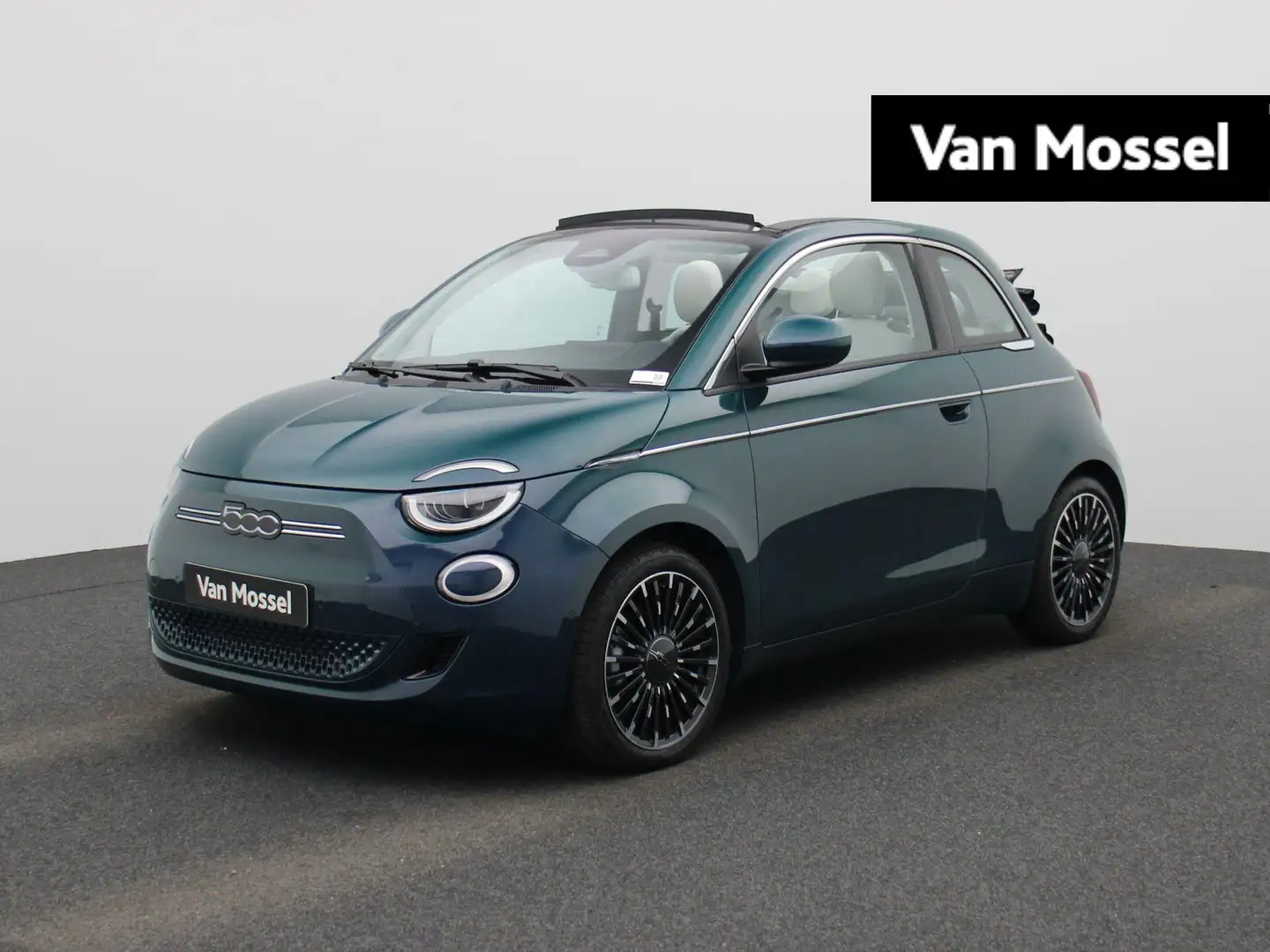 Fiat 500C La Prima 42 kWh Blauw - 1