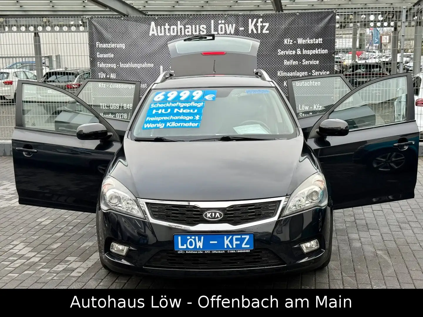 Kia Ceed / cee'd Kombi TÜV NEU SCHECKHEFT SR+WR Noir - 1