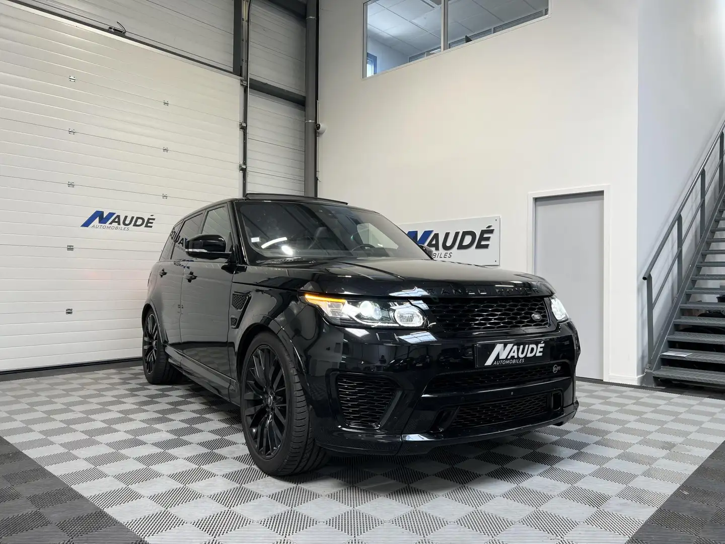 Land Rover Range Rover Sport SVR 5.0 V8 Supercharged  550 ch BVA - Immat France Czarny - 1