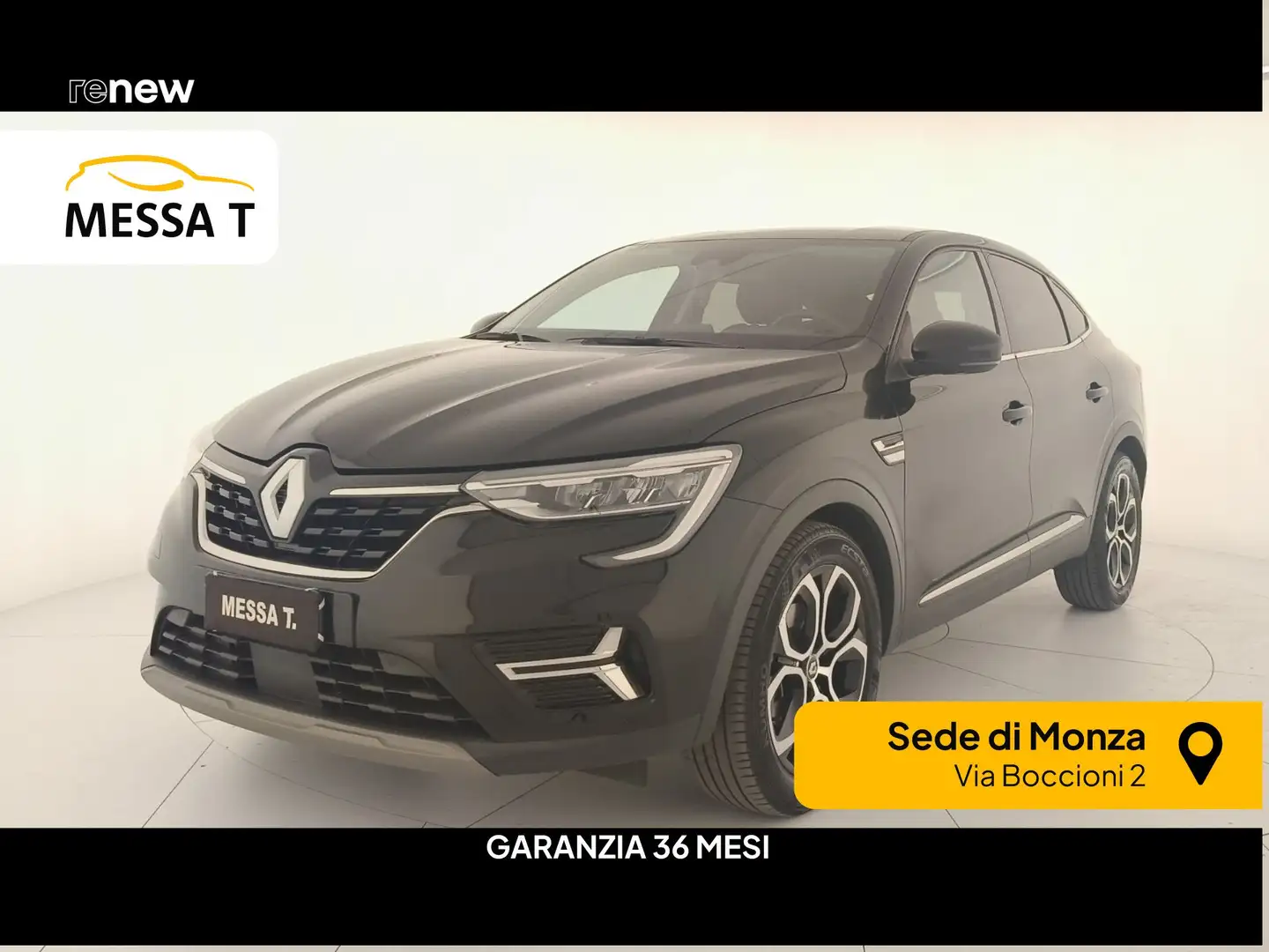 Renault Arkana 1.6 E-Tech f-hybrid Intens 145cv GARANZIA 36 MESI Zwart - 1