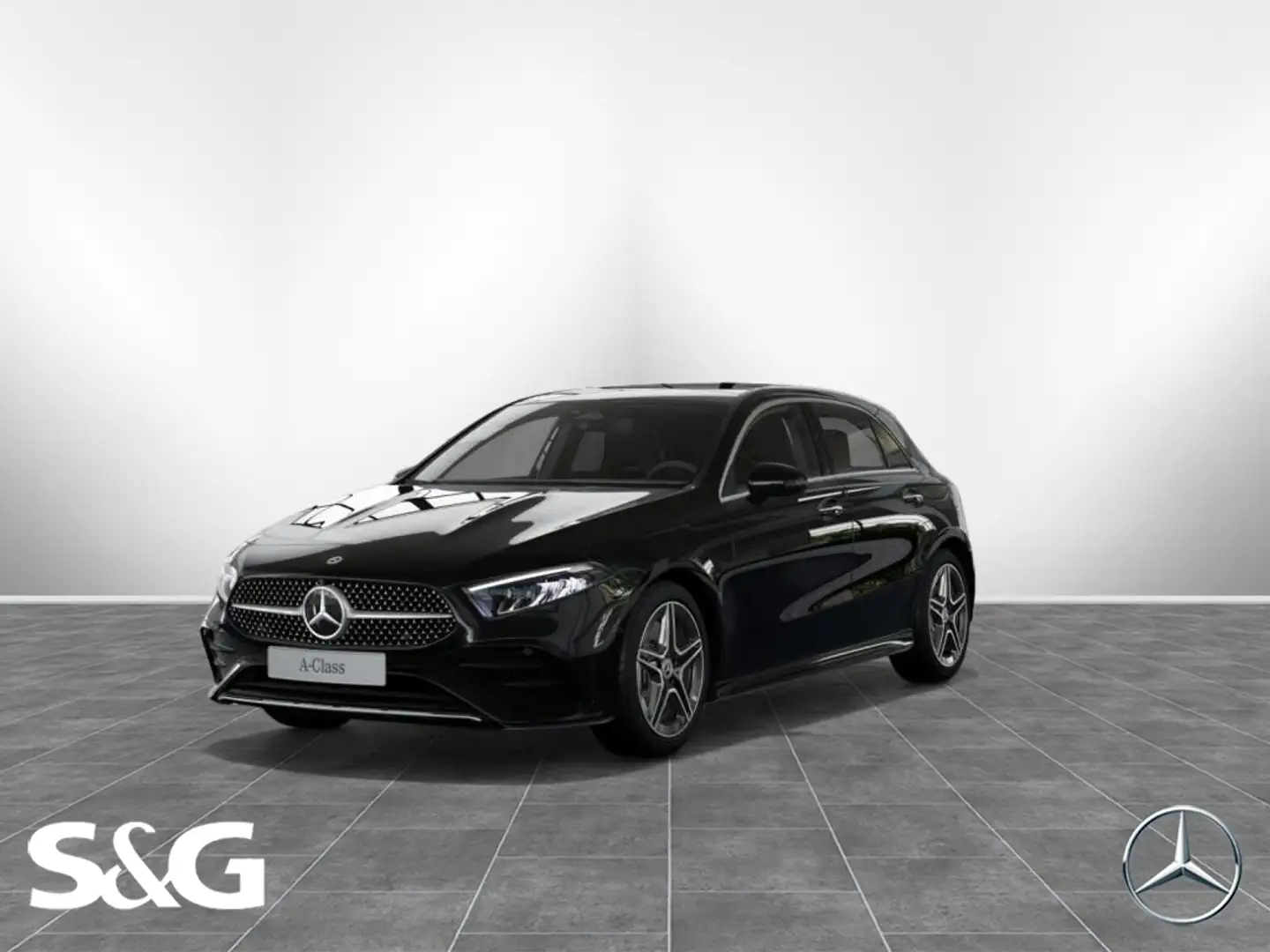 Mercedes-Benz A 250 e AMG PANO+DISTRONIC+TOTWINKEL+CARPLAY+18" Schwarz - 1