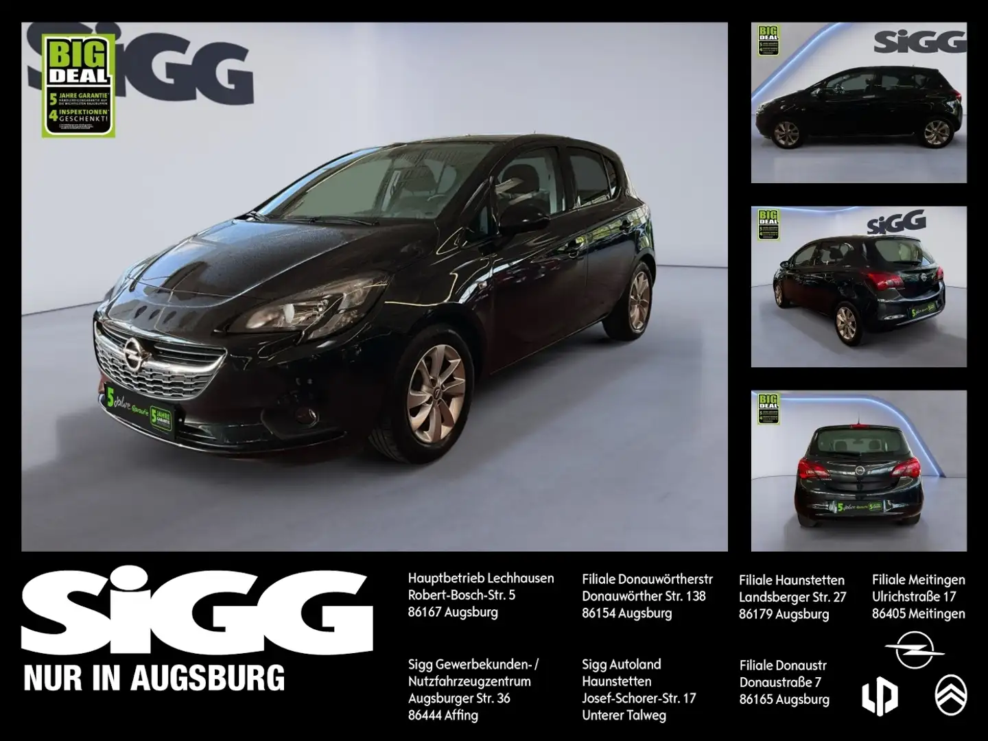 Opel Corsa E 1.4 drive AUT LM PDC SHZ Winterp. elSitz Grijs - 1