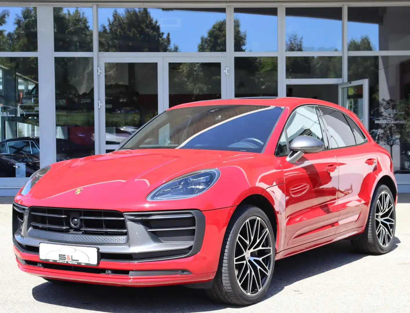 Porsche Macan T 2.0 Turbo/Chrono/LED/Carbon/CarConnect Rot - 1