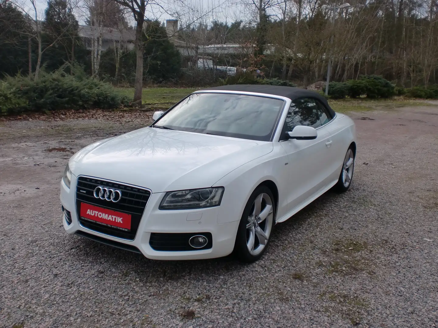 Audi A5 3.0 TDI quattro (176kW) S-Line Cabrio Weiß - 1