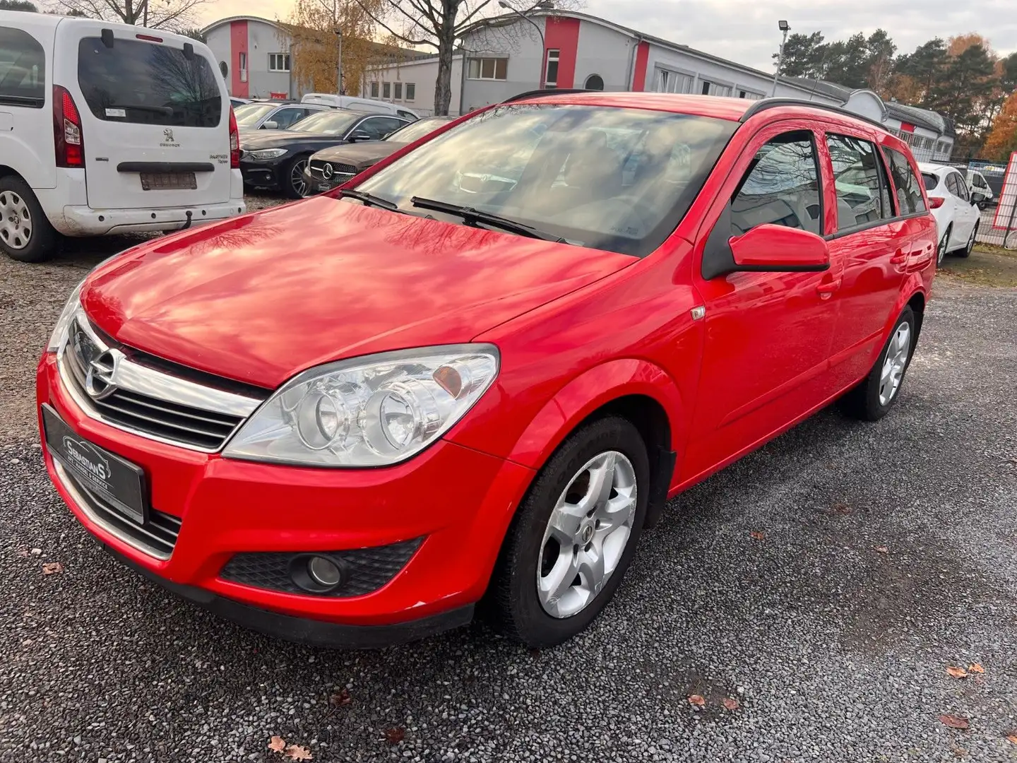 Opel Astra Caravan 1.4 Edition AHK Klima PDC Tempomat Rood - 1