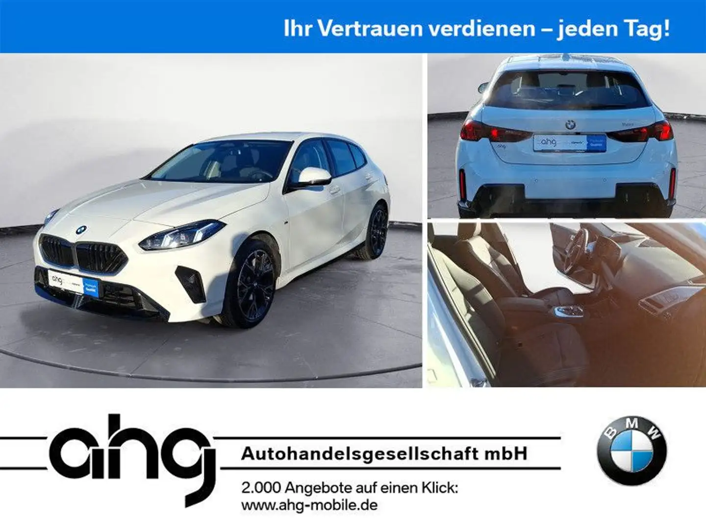 BMW 120 Steptronic M Sport Exterieur Head-Up Komfort Weiß - 1