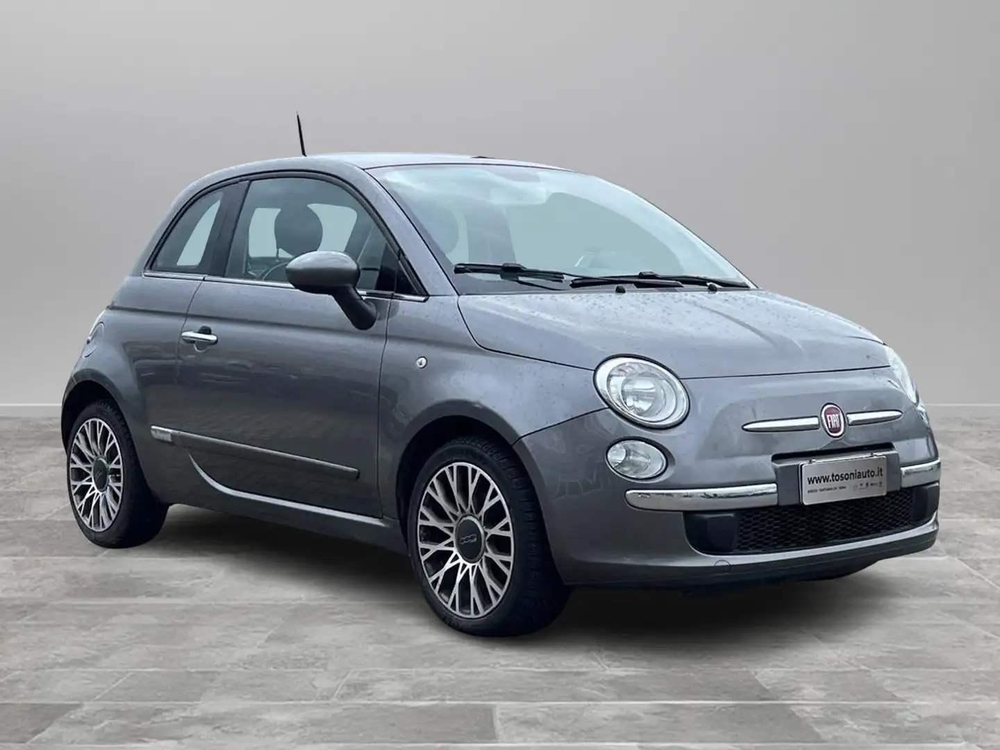 Fiat 500 1.3 mjt 16v Lounge 95cv my14 Gris - 2