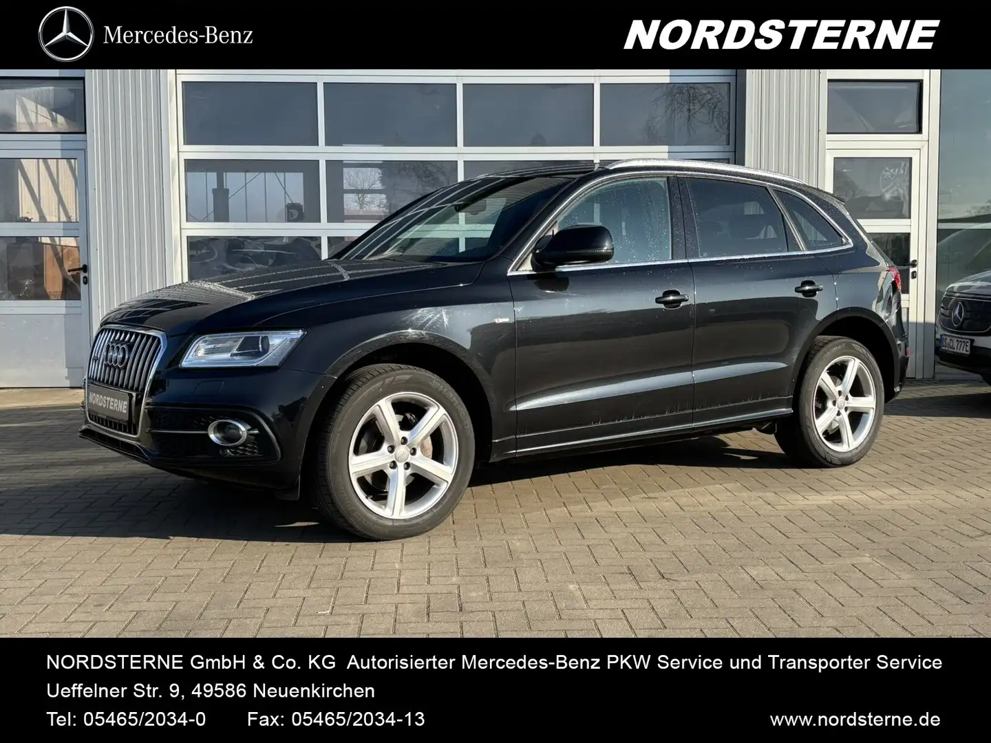 Audi Q5 Q5 2.0 TDI quattro S-LINE+AUTOM+NAVI+XENON+AHK  BC Noir - 1