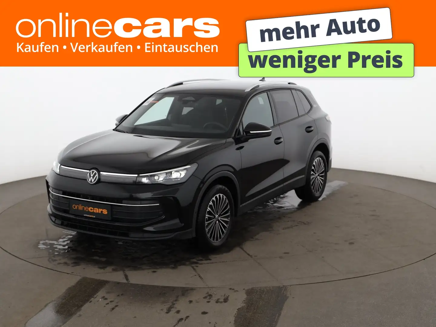 Volkswagen Tiguan 2.0 TDI Goal Aut MATRIX 360-CAM AHK RADAR Schwarz - 1