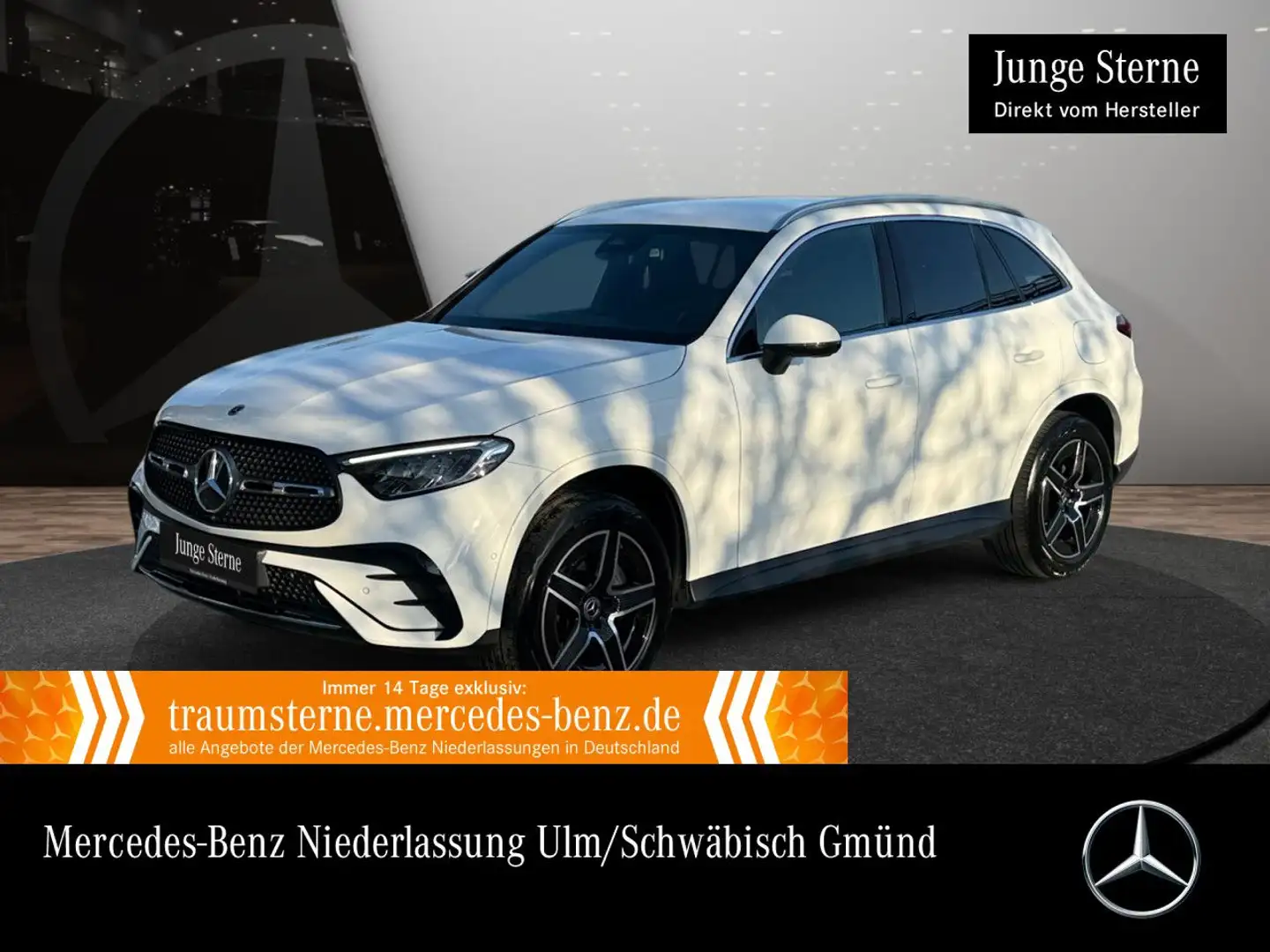 Mercedes-Benz GLC 300 e 4M AMG+LED+BURMESTER+KAMERA+TOTW+KEYLESS Weiß - 1