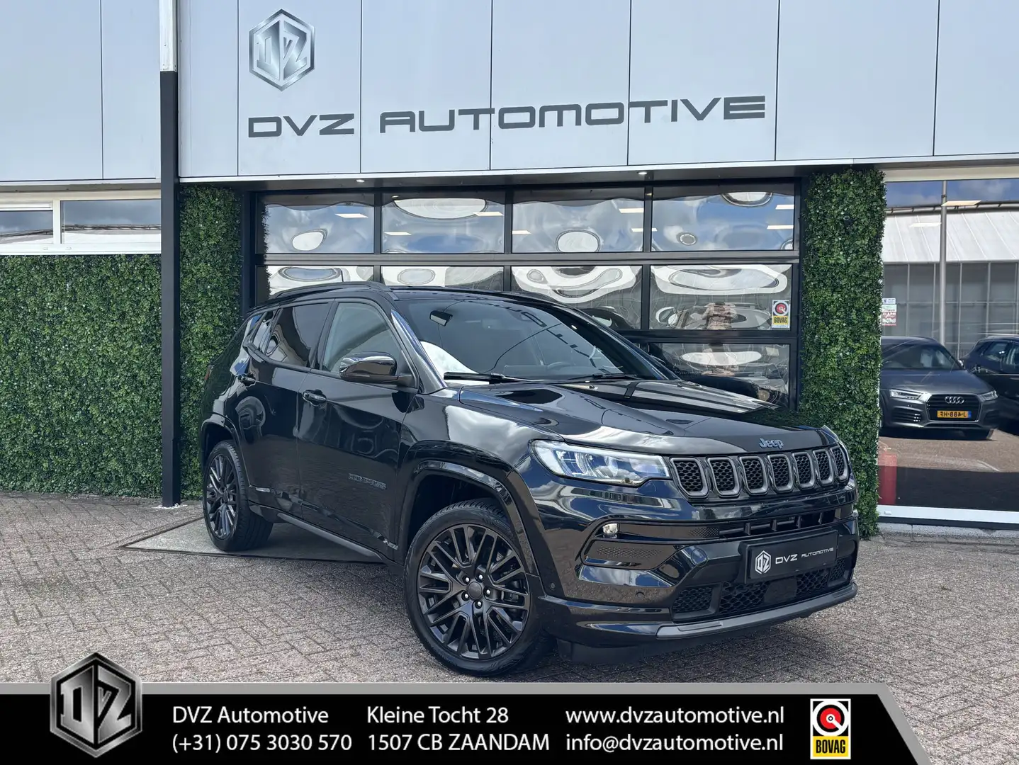 Jeep Compass 4xe 240PK PHEV S | ACC | Memory | Camera | Zwart - 1