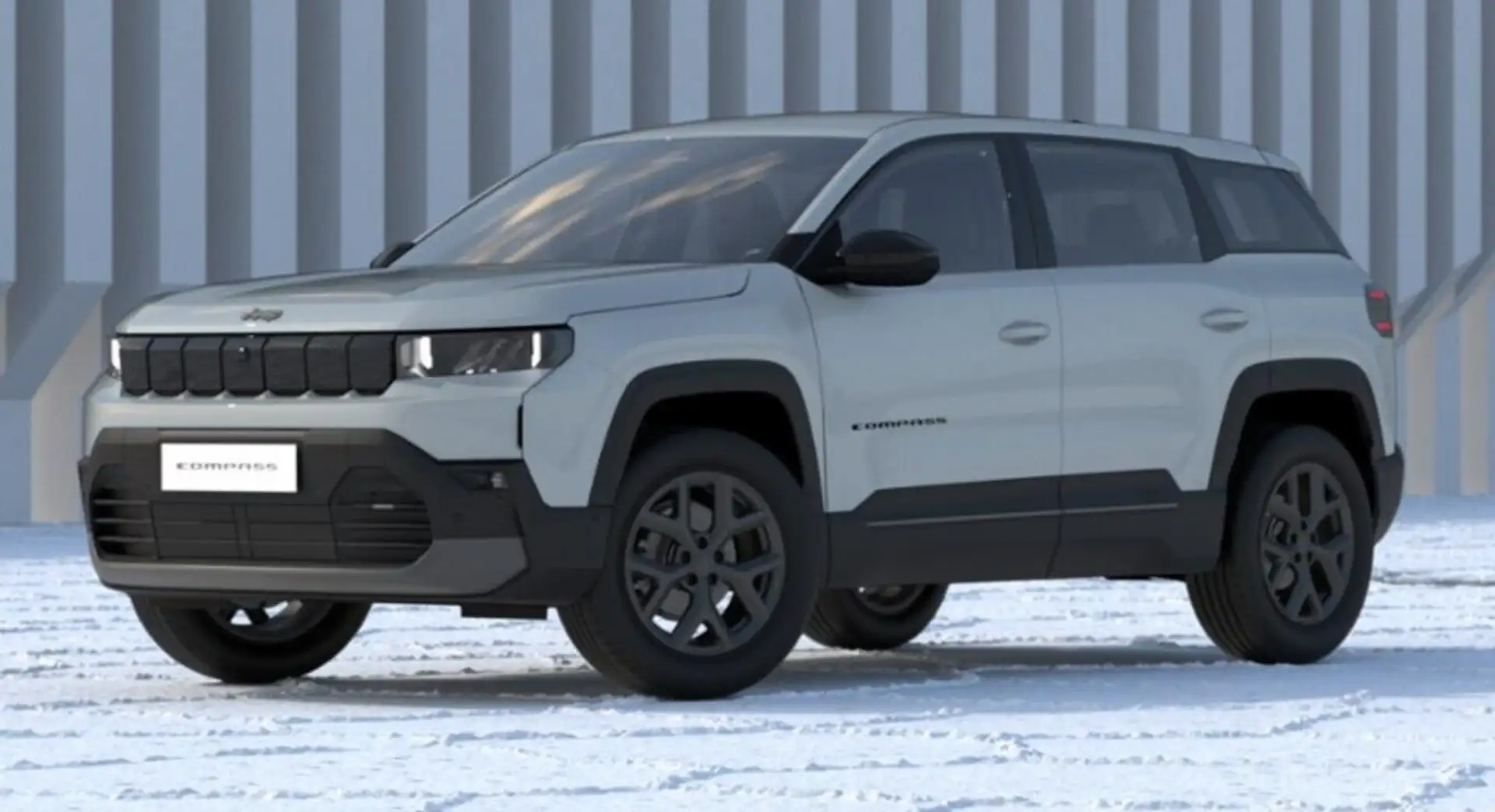 Jeep Compass Altitude Hybrid Nav eHK 360Kam SHZ KeyL PrivG 1... Weiß - 2