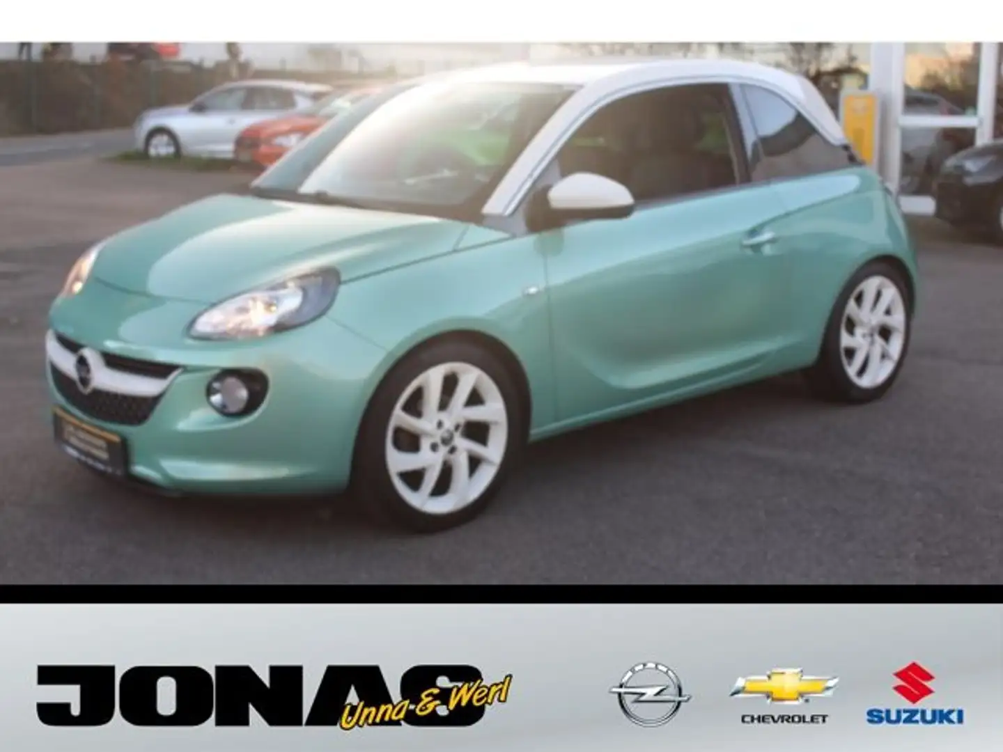 Opel Adam JAM 1.2 IntelliLink PDC 17 Zoll Alu Bluetoo Groen - 1