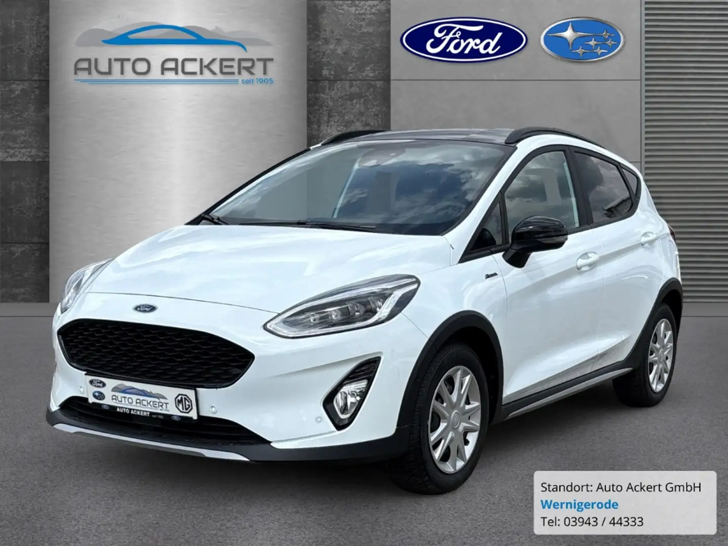 Ford Fiesta Active X 1.0 EcoBoost M-Hybrid EU6d Weiß - 1