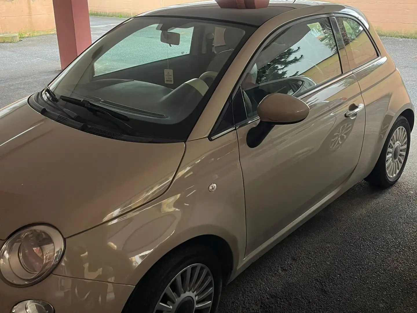 Fiat 500 1.2 easypower Lounge Gpl 69cv Beige - 1