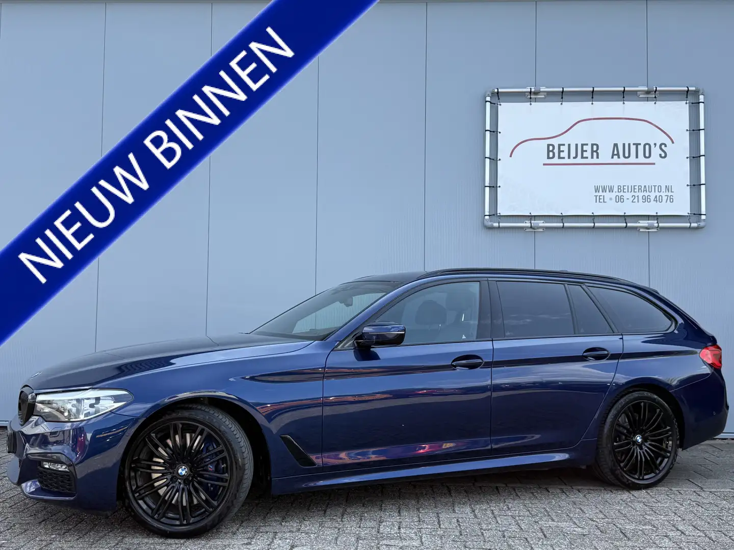 BMW 540 5-serie Touring 540i xDrive High Executive Automaa Blauw - 1