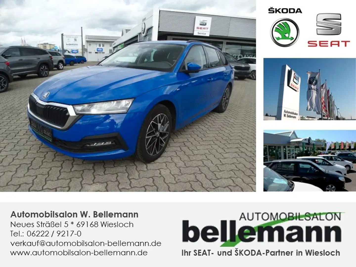 Skoda Octavia Combi Tour 1.0 TSI Blau - 1