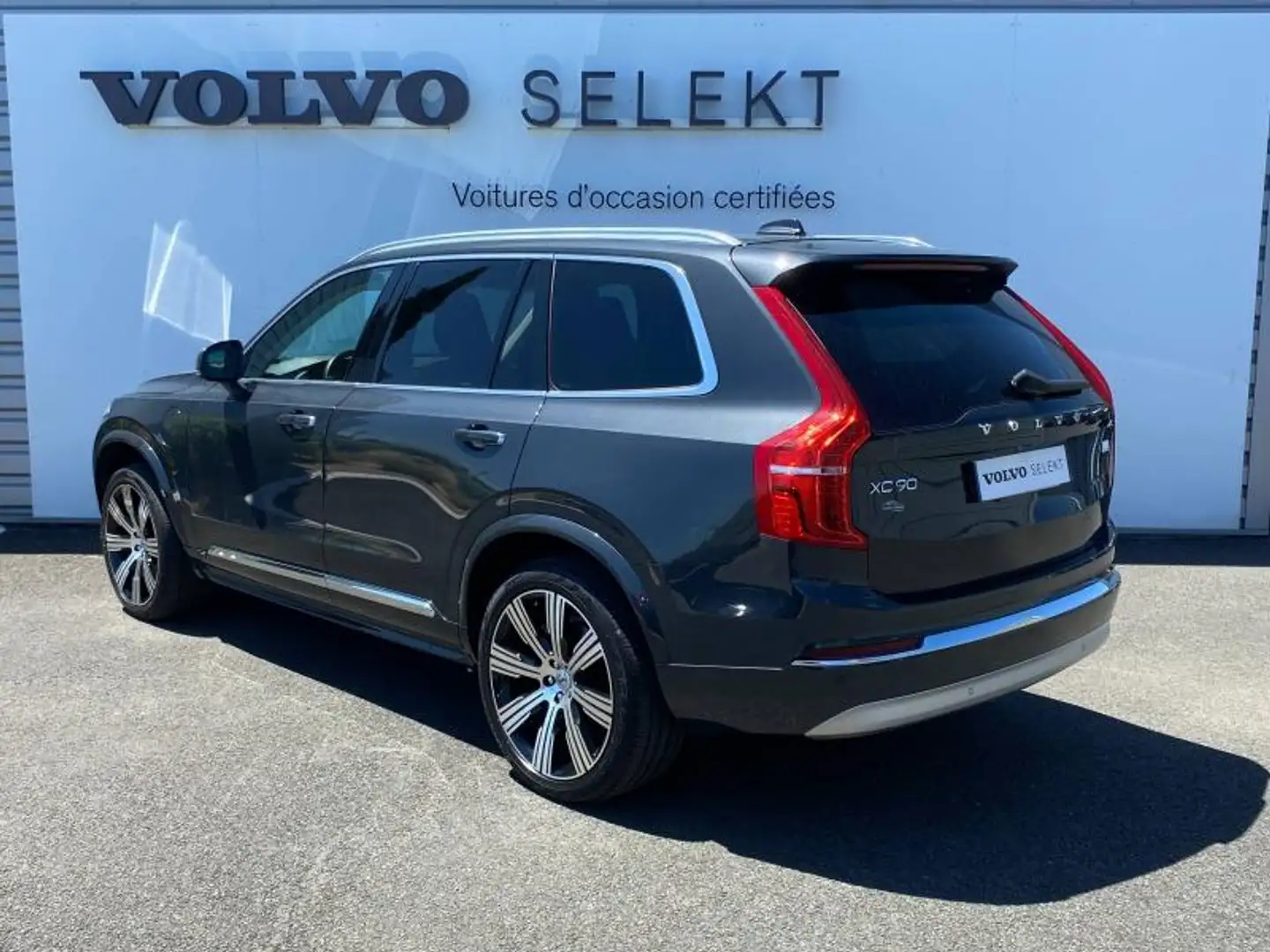 Volvo XC90 T8 AWD 310 + 145ch Inscription Luxe Geartronic Gris - 2