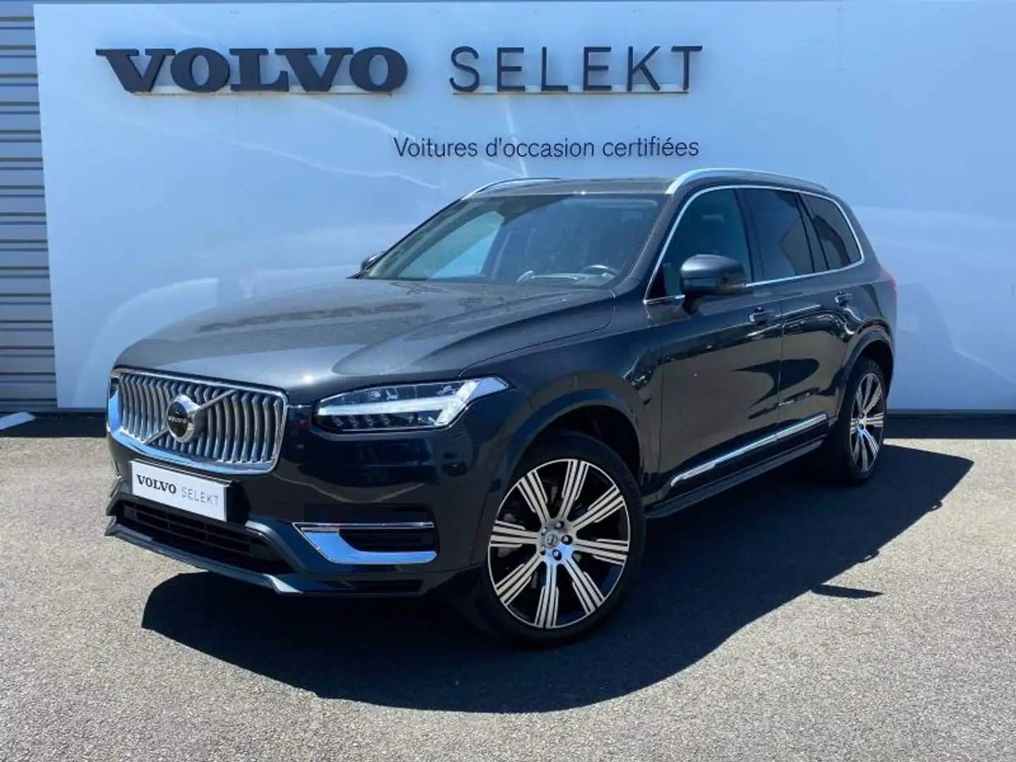 Volvo XC90 T8 AWD 310 + 145ch Inscription Luxe Geartronic Gris - 1