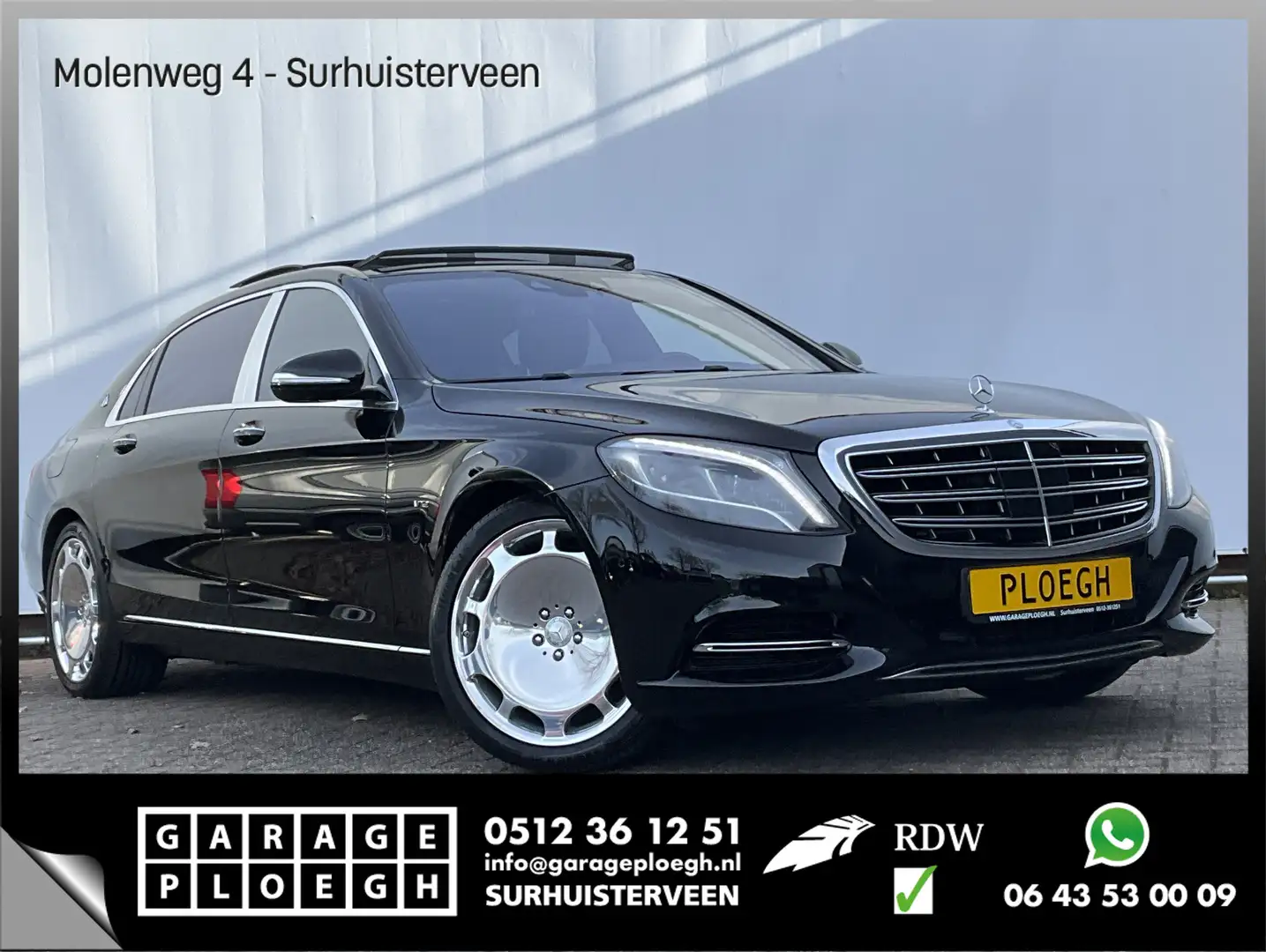 Mercedes-Benz Maybach S-Klasse 600 B&O(811) HUD 360° Nachtsysteem(610) Uniek Schwarz - 1