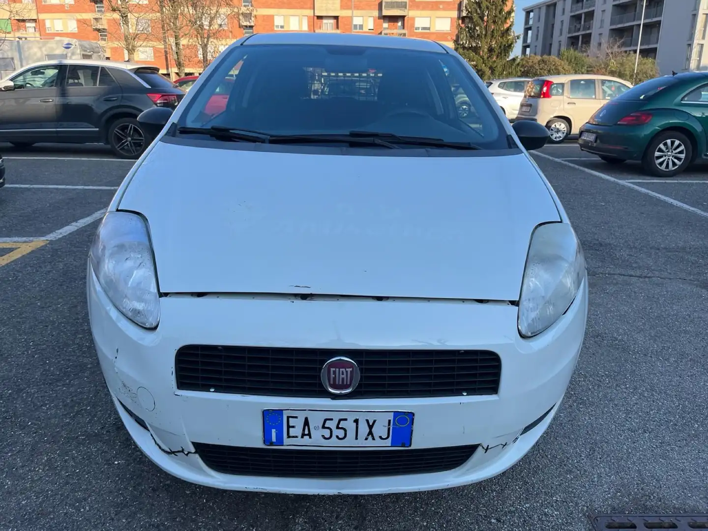 Fiat Grande Punto VAN Metano Weiß - 2