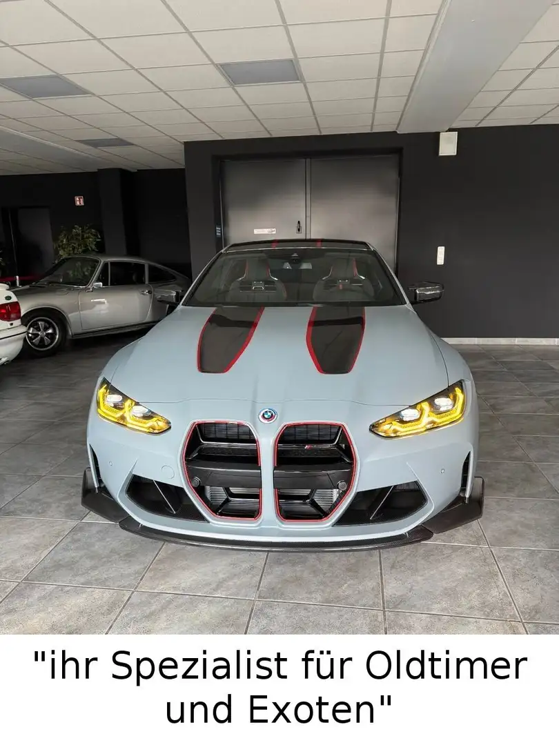 BMW M4 CSL Coupe ohne Zulassung mit 50 Jahre Emblem Gris - 1