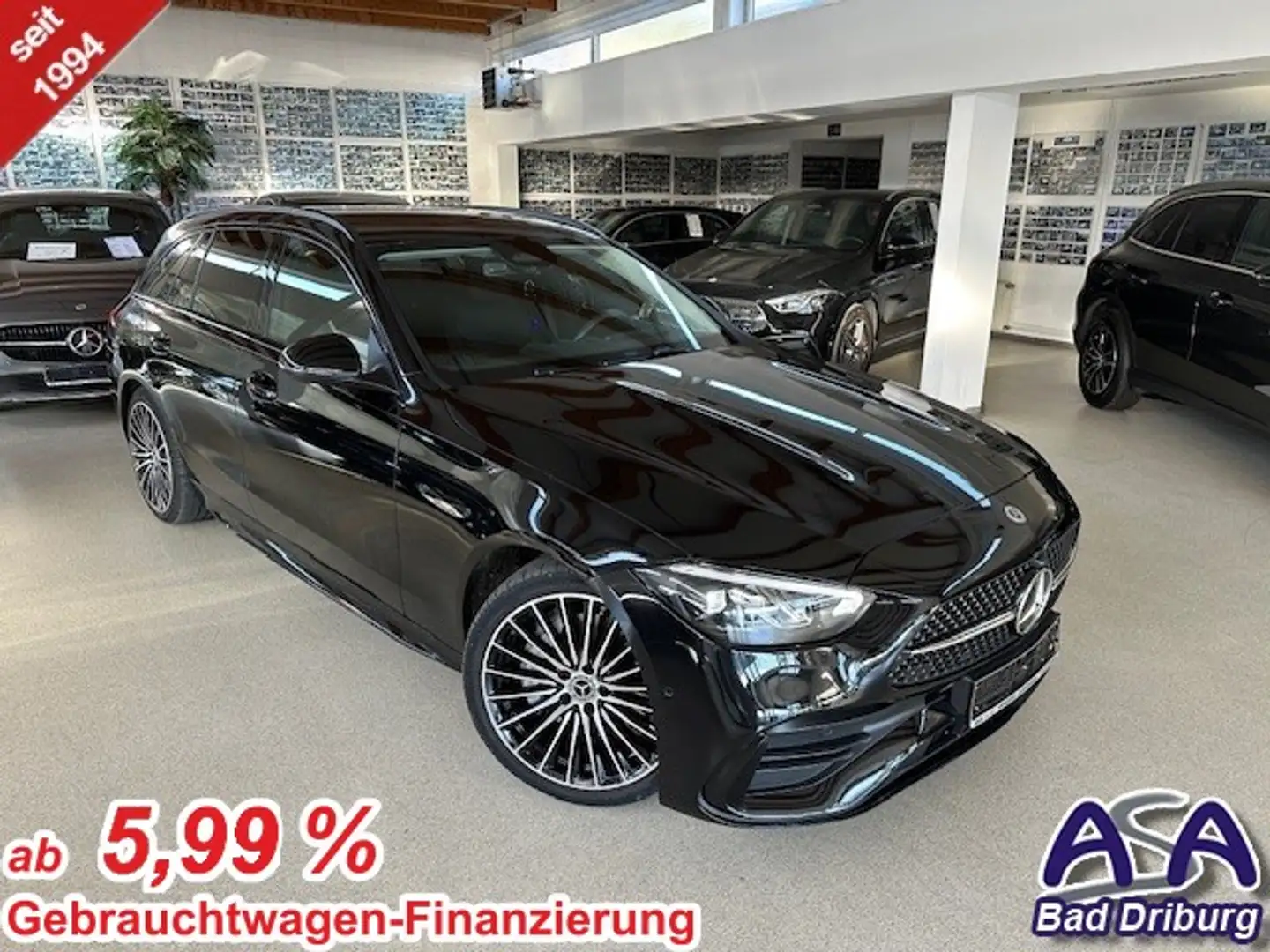 Mercedes-Benz C 180 T+Modelljahr2025+AMG+19 Zoll+Night+AHK+DISTRONIC-V Noir - 1