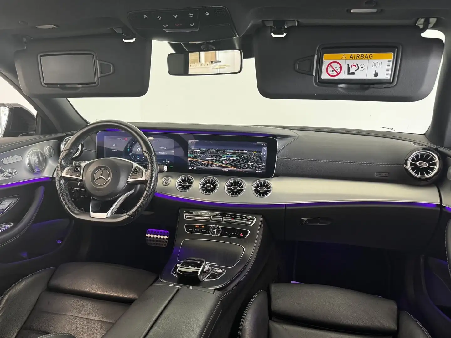 Mercedes-Benz E 220 d AMG-Line Night-Paket|PANO|WIDESCREEN|BURM Schwarz - 2