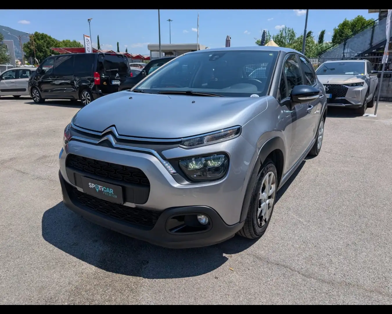 Citroen C3 van 1.5 Bluehdi 100cv S&S Feel M6 Argent - 1