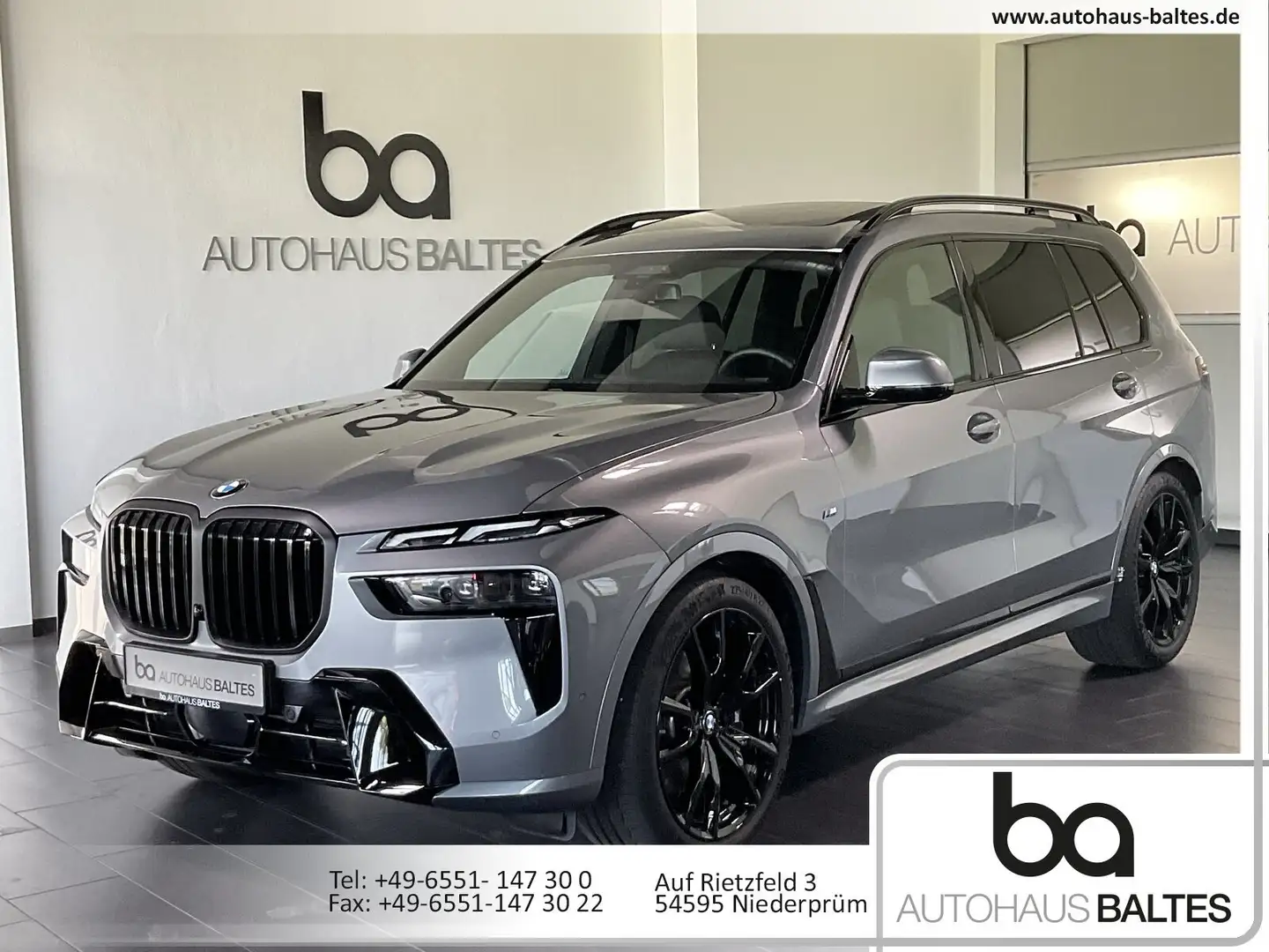 BMW X7 X7 xDrive 40d M Sport Pro 22"/Pano/HK/Soft/Ico/AHK Grau - 1