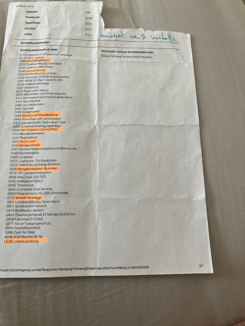 BMW 218 218 d Advantage Weiß - 2