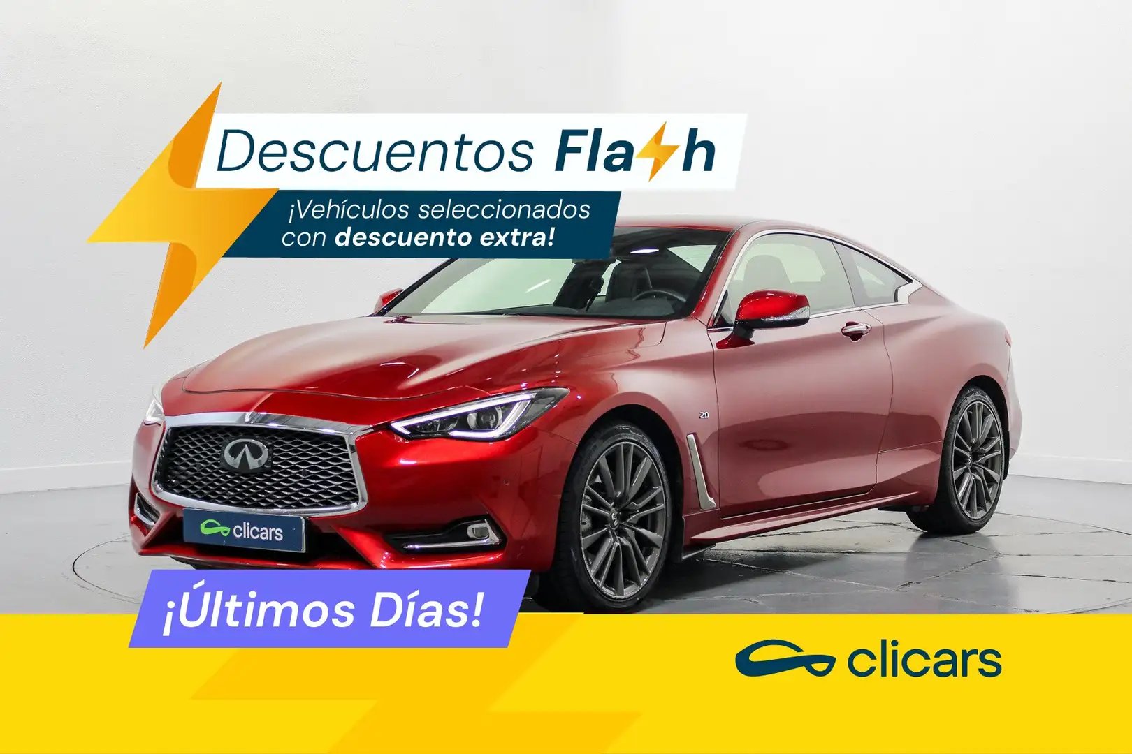Infiniti Q60 Coupé 2.0 Sport Rojo - 1