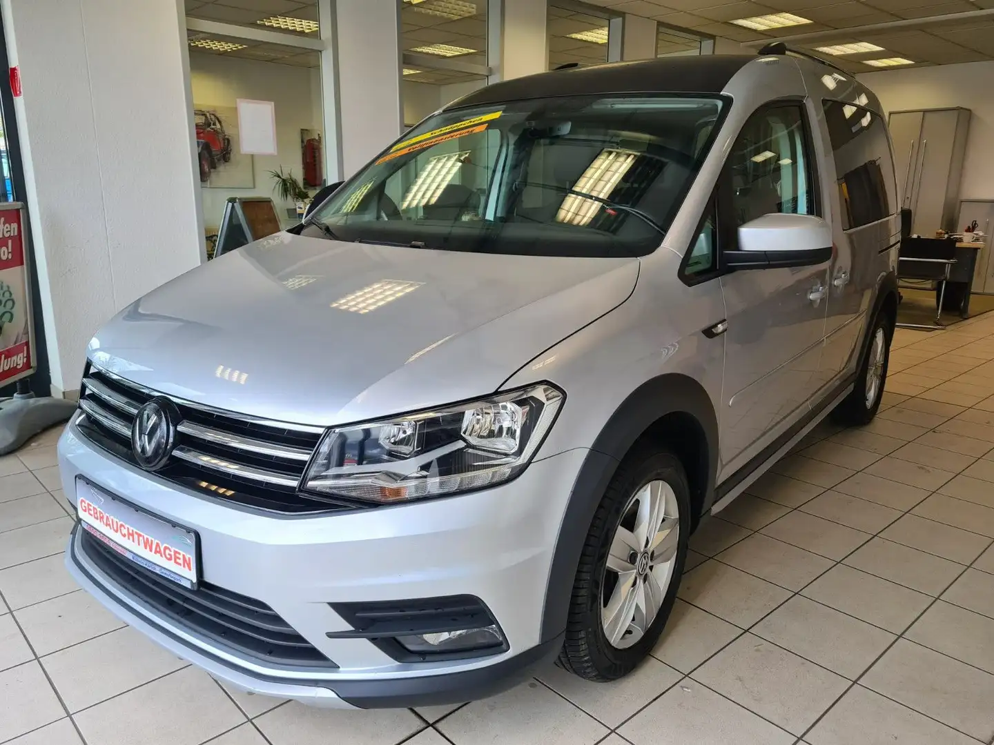 Volkswagen Caddy PKW Alltrack BMT / NAVI / DSG Zilver - 1
