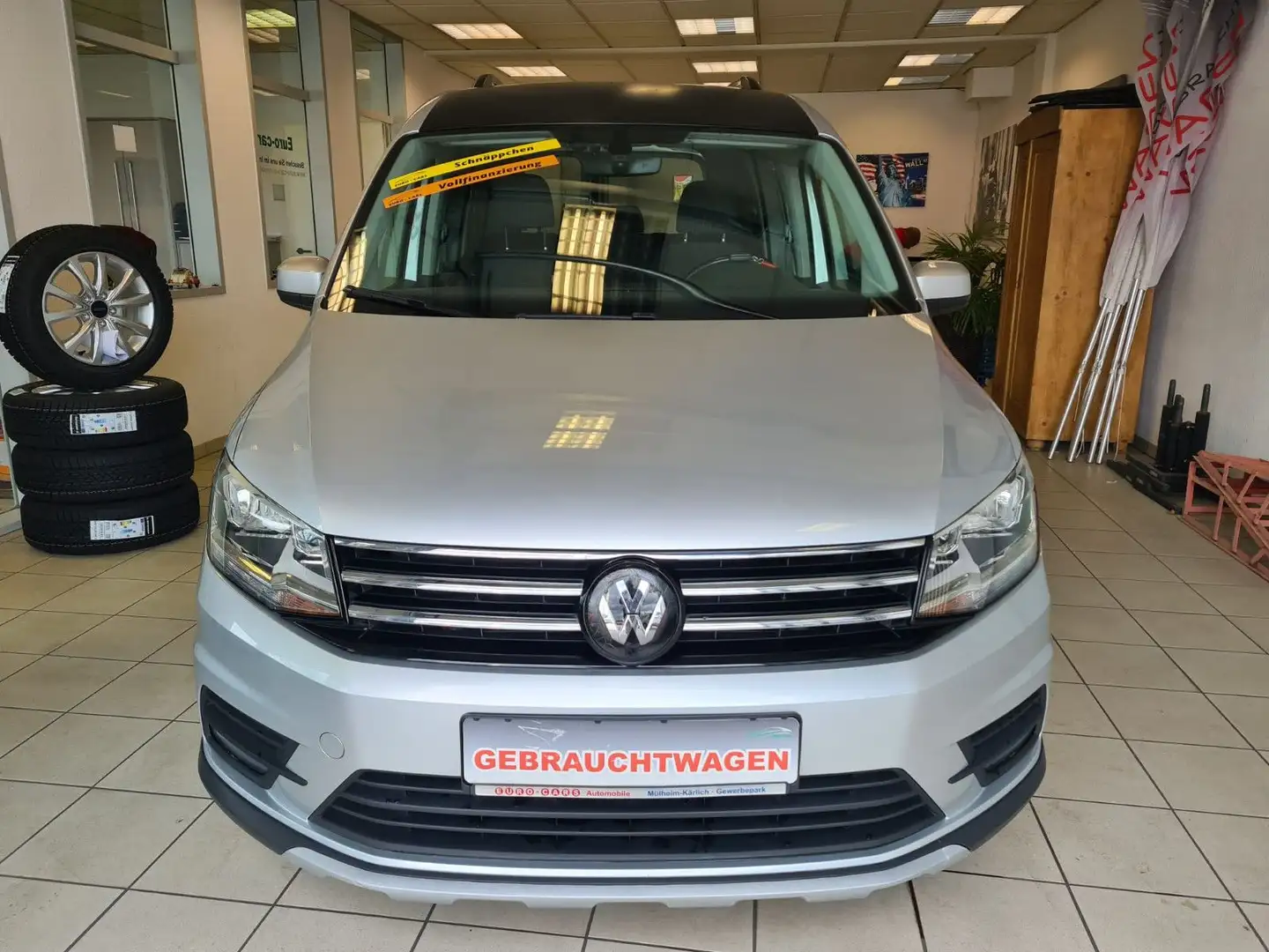 Volkswagen Caddy PKW Alltrack BMT / NAVI / DSG Zilver - 2