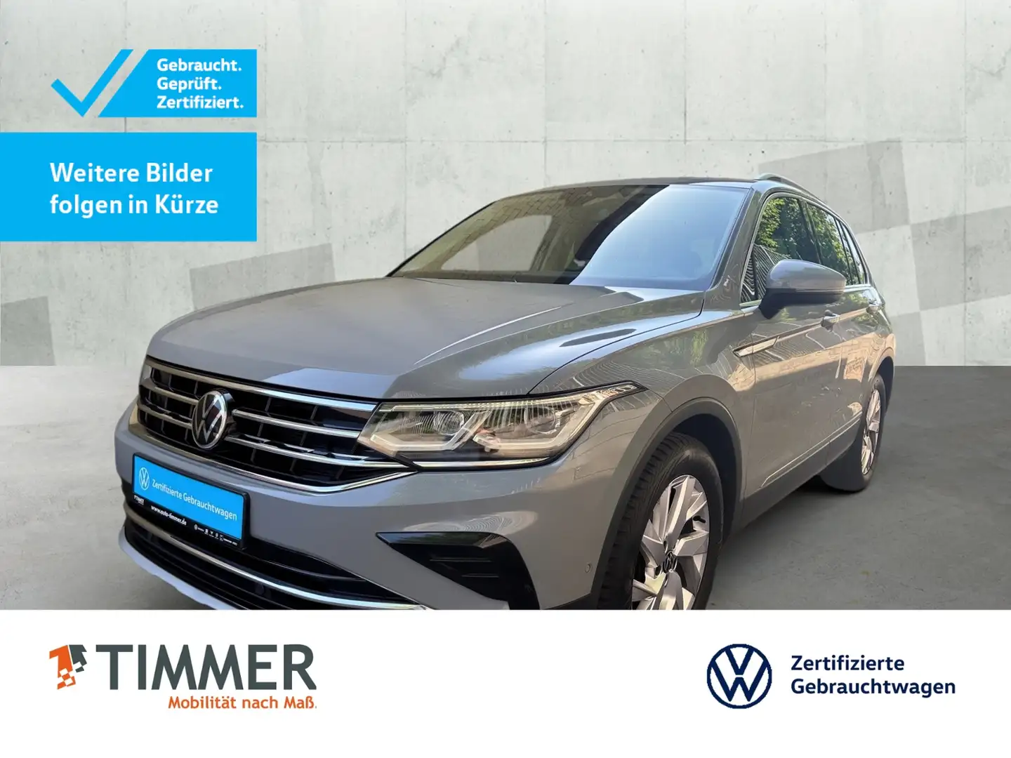 Volkswagen Tiguan 2.0 TDI ELEGANCE *IQ.LIGHT *AHK *RKAM *ACC *APP * Grau - 1