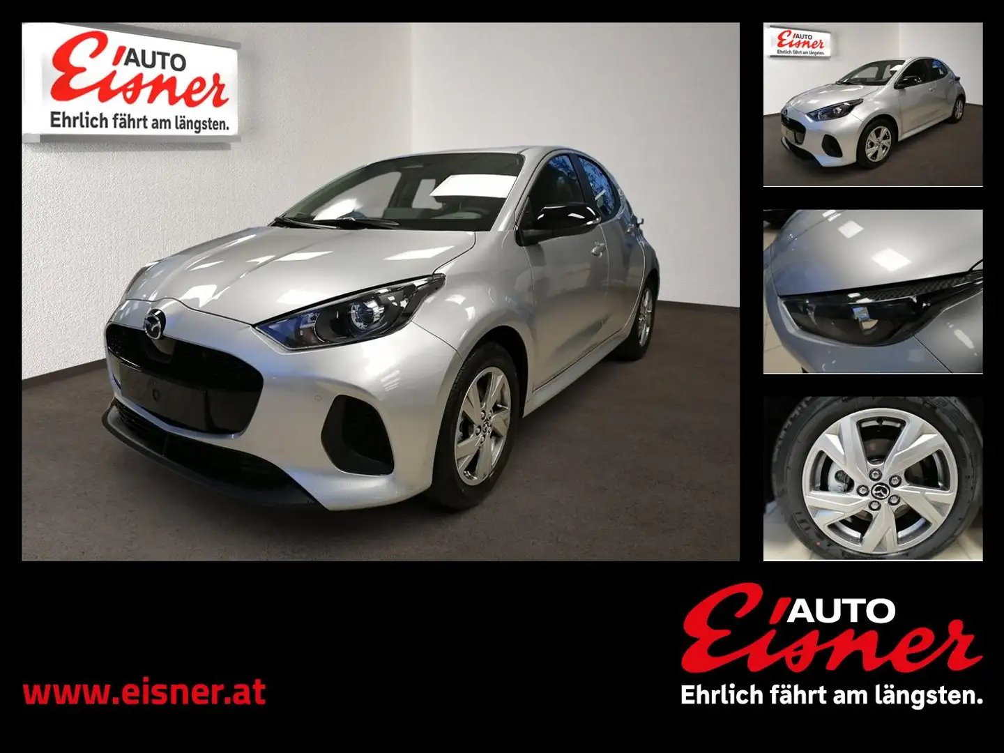 Mazda 2 HYBRID EXCLUSIVE-LINE BIG DEAL Silber - 1