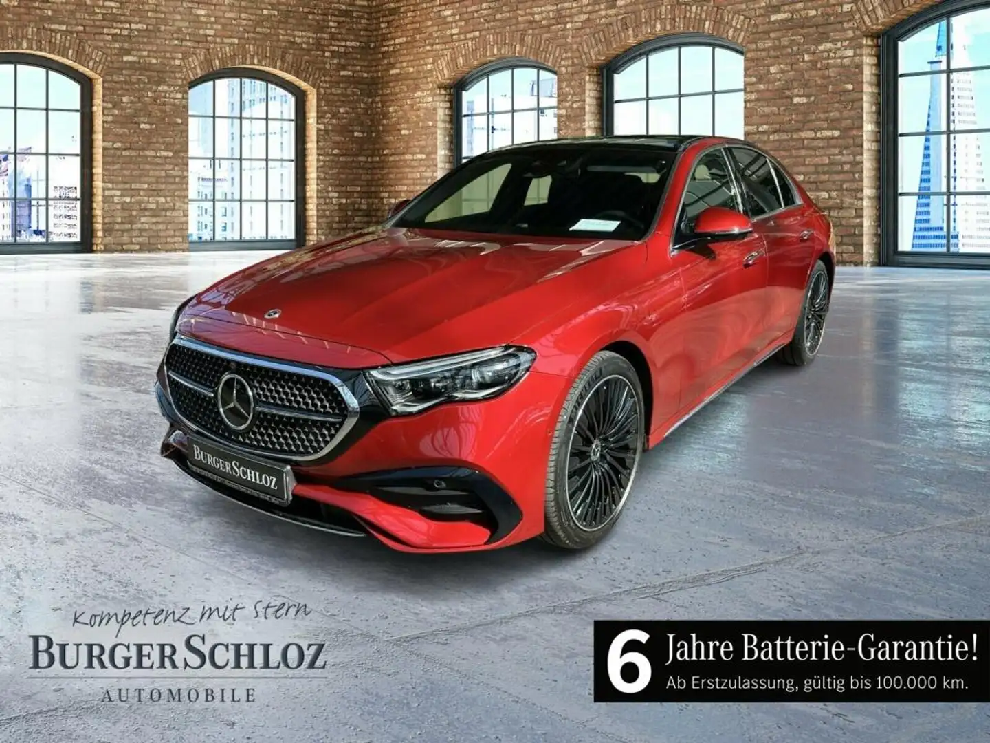 Mercedes-Benz E 300 de 4M AMG Pano SpurW ACC PDC SpurH LED LM Rosso - 1