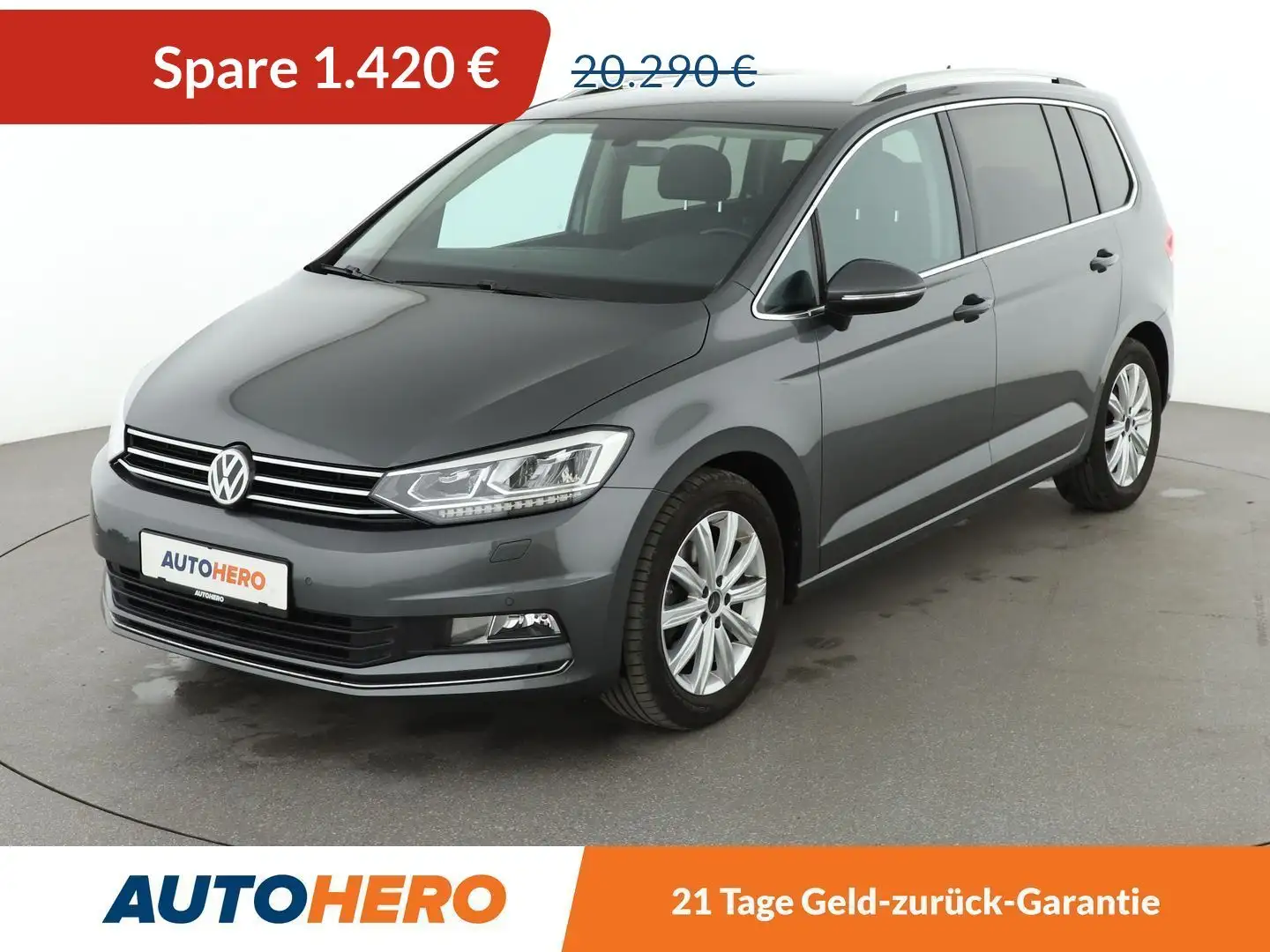 Volkswagen Touran 2.0 TDI Highline BMT *NAVI*LED*ACC*CAM*PDC*SHZ* Gri - 1