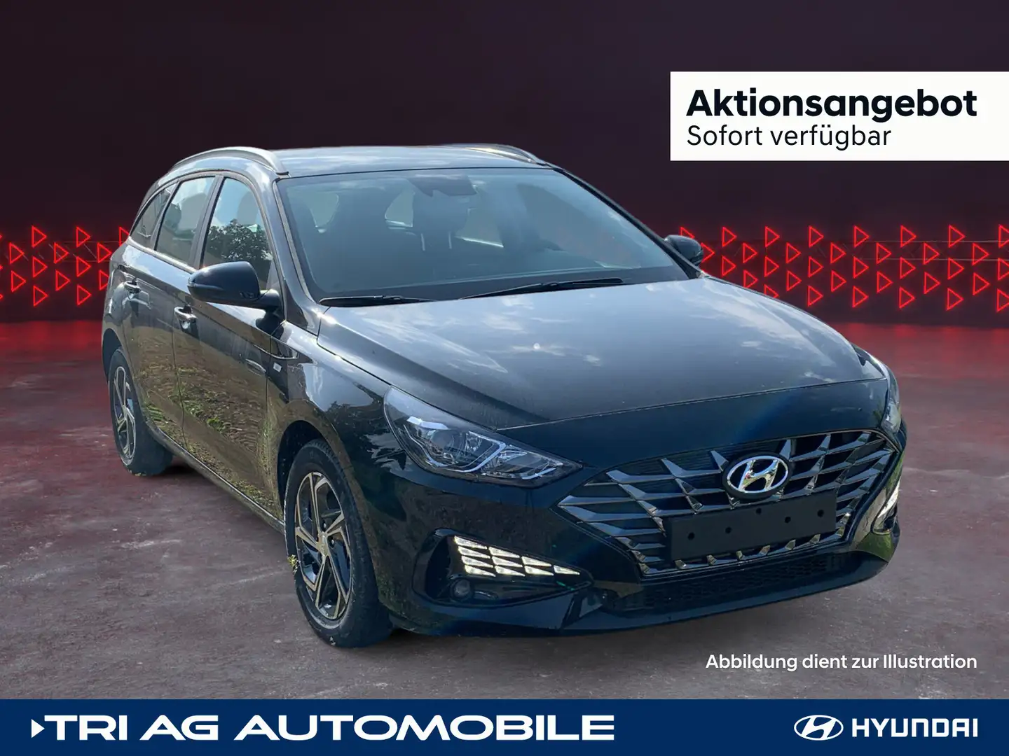 Hyundai i30 Advantage 48V Navi Einparkhilfe vo+hi Noir - 1
