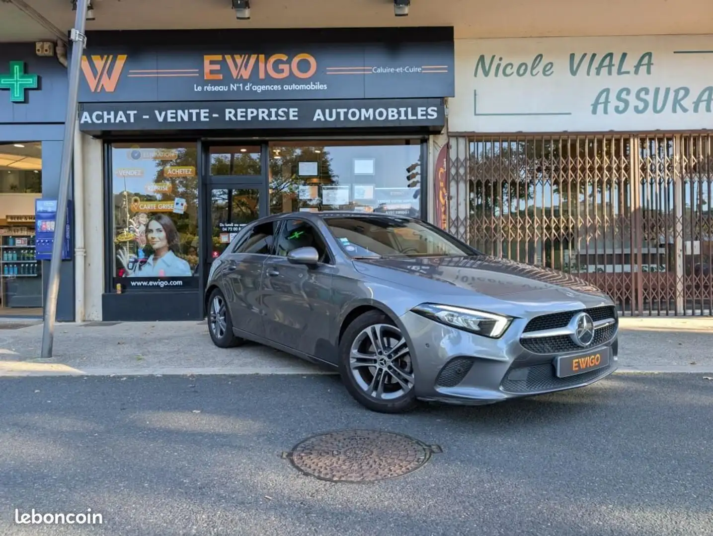 Mercedes-Benz A 160 Mercedes IV (W177) 160 109CH STYLE LINE PACK ADVANTAGE APPLE CARPLAY Grau - 1