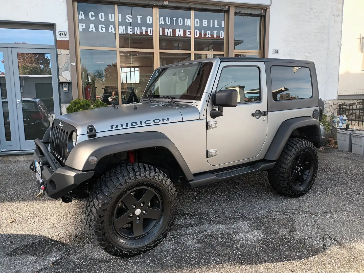 Jeep Wrangler 2.8 crd Rubicon Aut.**OMOLOGATO** Grau - 1
