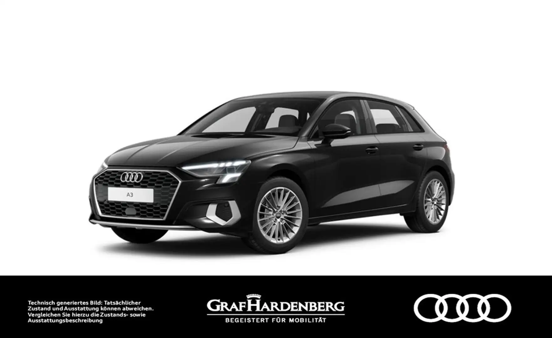 Audi A3 Sportback 35 TDI . LED Navi HuD SHZ Schwarz - 1