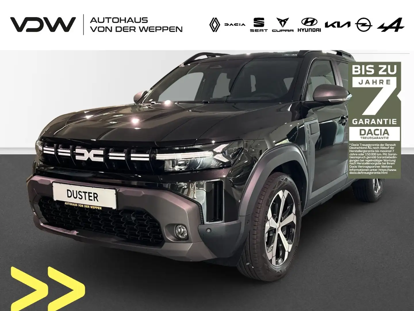 Dacia Duster III Voll Hybrid 140 Journey Klima Navi Schwarz - 1