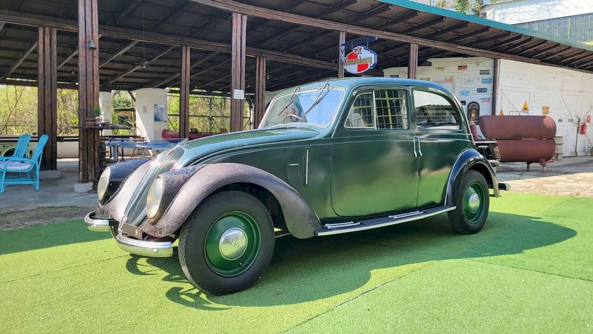 Fiat 1500 A Berlina “Aerodinamica“ Verde - 1