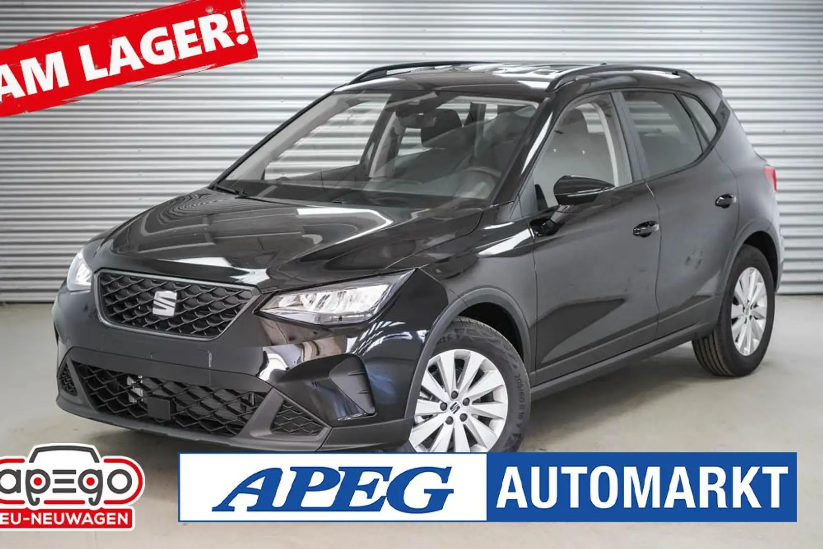 SEAT Arona 1,0 TSI Reference Schwarz - 1
