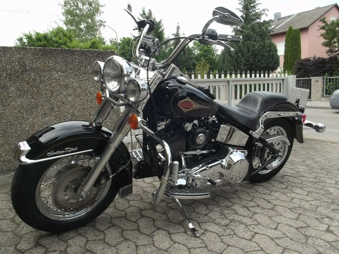 Harley-Davidson Heritage Softail Classic EVO 1340 FXST Fekete - 2
