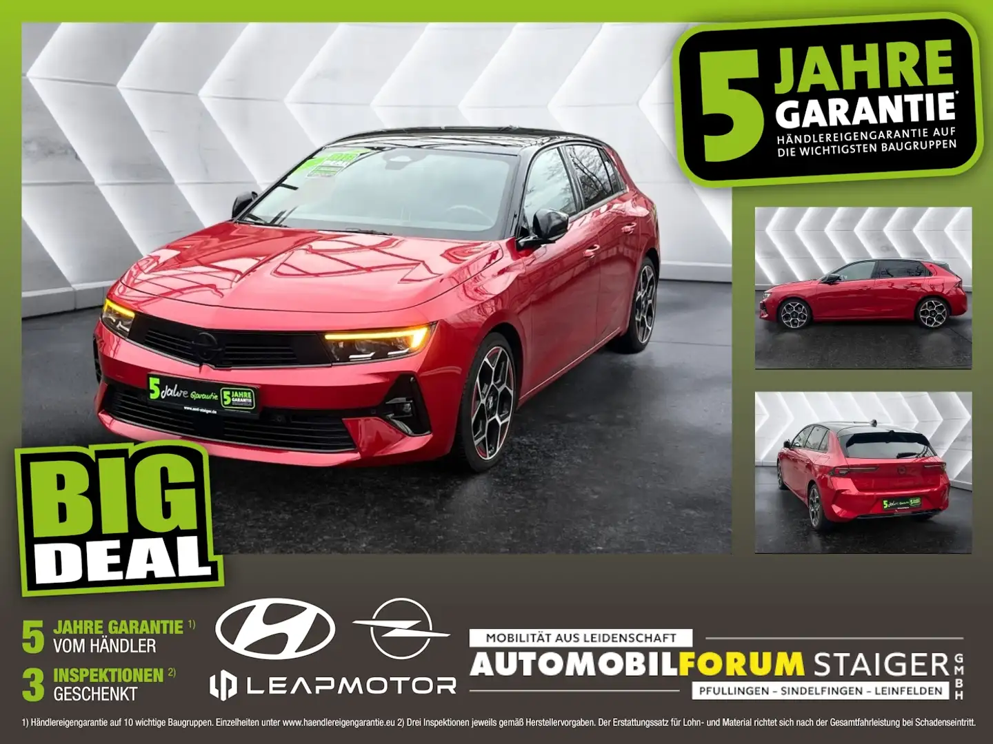 Opel Astra L 1.6 Turbo Plugin GS 5 Jahre Garantie Rouge - 1