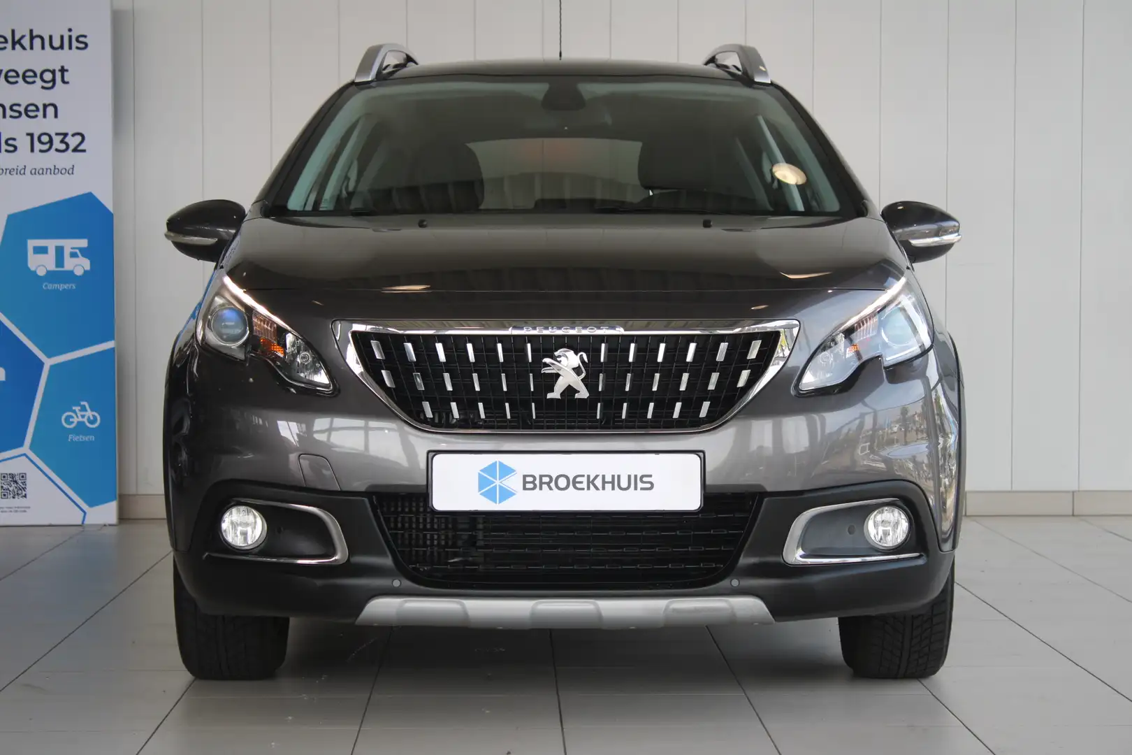 Peugeot 2008 1.2 Turbo 110-PK Allure | CAMERA | TREKHAAK | PANO Gris - 2